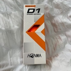 本間ゴルフ　ゴルフボール　オレンジ