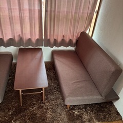 ニトリ茶色応接セット