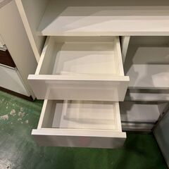 【愛品館八千代店】綾野製作所　折戸扉　食器棚　OEV-80VRの画像