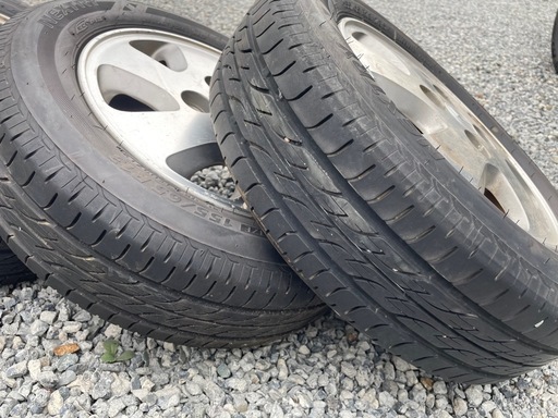 サマータイヤ155/65R13アルミホイール4本セット 