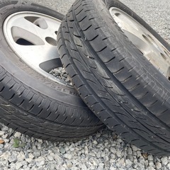 サマータイヤ155/65R13アルミホイール4本セット の画像