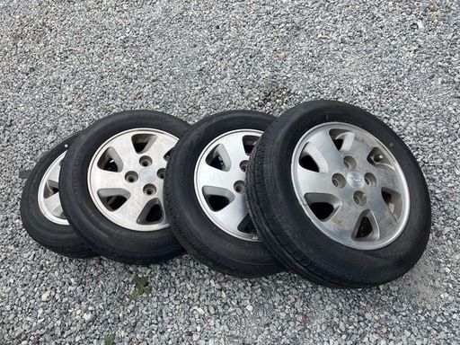 サマータイヤ155/65R13アルミホイール4本セット