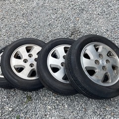 サマータイヤ155/65R13アルミホイール4本セット 