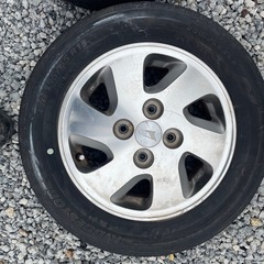 サマータイヤ155/65R13アルミホイール4本セット の画像