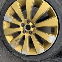 スバル　レガシィbr9 純正　17インチ　
タイヤ　ホイールの画像