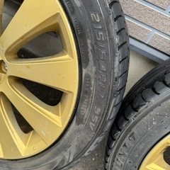 スバル　レガシィbr9 純正　17インチ　
タイヤ　ホイールの画像