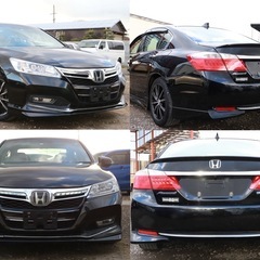 【車検2年付き‼️】1年間保証付！ポッキリ価格！！下取り大歓迎🙆‍♂️アコードハイブリッドブラックの画像