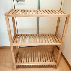 フランフランの木製シェルフ