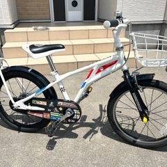 マリオ　自転車　18インチ　補助輪付き