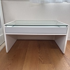 ガラス天板 ローテーブル