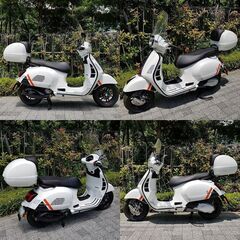 ★Vespa GTS300hpe Super Sport 極低走行200km台《新車の輝き》ETC トップケース等々 車検2027年7/30★東京/大田区【下取OK】の画像
