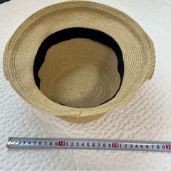 麦わら帽子　レディース　★一度のみ使用★の画像