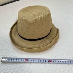 麦わら帽子　レディース　★一度のみ使用★