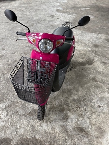 スズキ Let's レッツ ピンク　原付　スクーター
