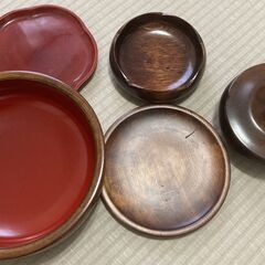 小さなお盆、茶菓子入れなど