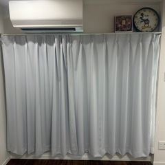 北欧風　カーテン　レースカーテンセットの画像