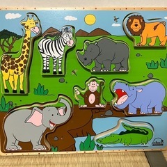 エデュコ educo 動物パズル 知育玩具 木のおもちゃ 木製