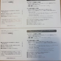 （交渉中）ナガシマスパーランド パスポート券 2025年　２枚の画像