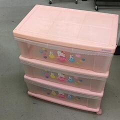 0608-109 キティー　収納ケース　※色あせあり