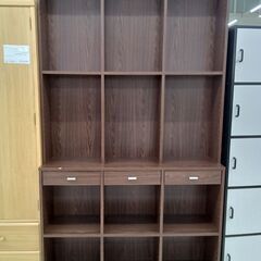 リユースのサカイ栃木店★ジモティ割あり★  本棚 ブラウン W1...