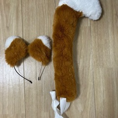 きつね　カチューシャ　しっぽ