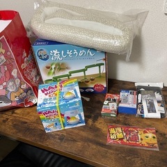 流しそうめん、かき氷機などおもちゃセット