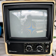 レトロカラーテレビ