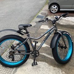 ファットバイクのフェンダーセット