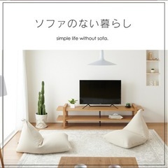 ビーズクッション、人をダメにするクッションの画像