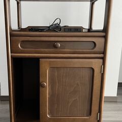 カリモク　電話台