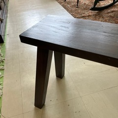 中古品　花台　植木鉢置き　天然木　公田店の画像