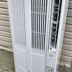 Te082●札幌市内 花川まで配達無料●コイズミ KAW-1911 窓用ルームエアコン リモコン付き ウインド形冷房専用 2021年製●USED