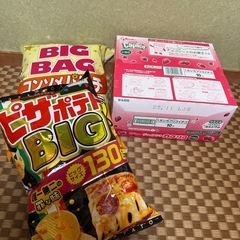 ⑰お菓子セット　　ジャイアントカプリコ　いちご　ピザポテトBIG...