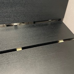 ベッドフレーム　ダブル　ブラック　アルモニア　ベッド　木製　の画像