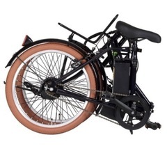 電動アシスト自転車 e-Basic ブラック　折りたたみの画像