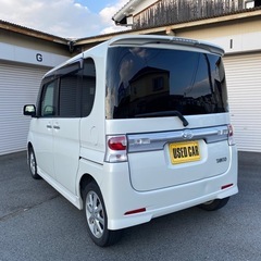 車検あり★タントカスタム★チェーン車★CVT★パワースライド★ダイハツl375sの画像