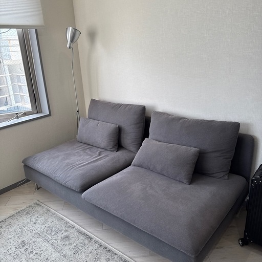 ソファ IKEA SODERHAMN ソーデルハムン グレー