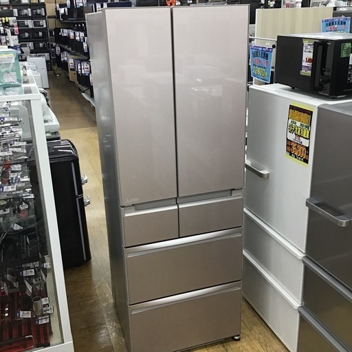 #F-21【ご来店頂ける方限定】MITUBISHIの6ドア冷凍冷蔵庫です