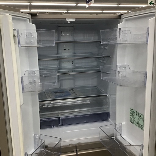 #F-21【ご来店頂ける方限定】MITUBISHIの6ドア冷凍冷蔵庫です