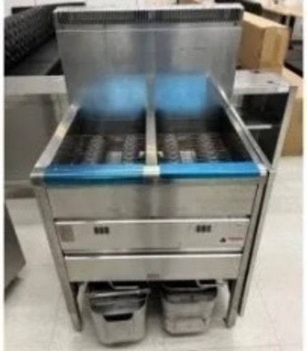 2槽ガスフライヤー15L TGFL-67CW LPG タニコー