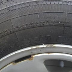 ハイエース　100系4WD　　200系にも？　195/80R15　スタッドレス　バリ山　4本セットの画像