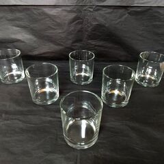 キャンドルホルダー　サークルグラス L  6個 フィルム付き【新品未使用品】の画像