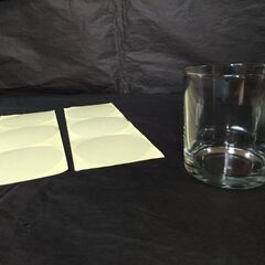 キャンドルホルダー　サークルグラス L  6個 フィルム付き【新品未使用品】の画像