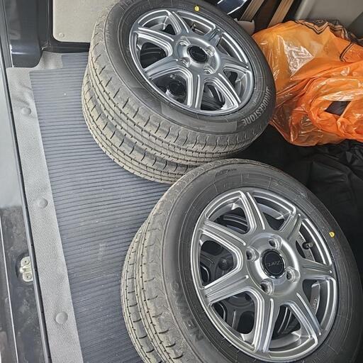 155/65R13 タイヤホイールセット (ニワトリ2) 高砂のタイヤ