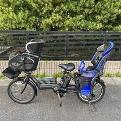 子供乗せ電動アシスト自転車 3人乗り