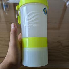smartshake プロテインシェイカー ホワイト/イエロー