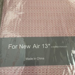 MacBook Airカバー　ピンクの画像