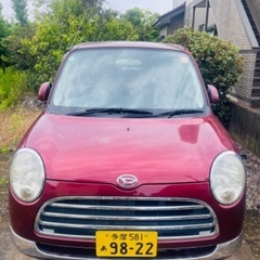 おしゃれなミラジーノ、ワインレッド。スタッドレスタイヤとETC付...