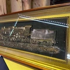 機関車の壁掛けの画像