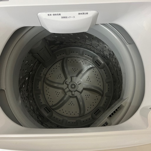 ニトリNTR60  2021年　全自動洗濯機 6kg  風乾燥付き/ふた透明